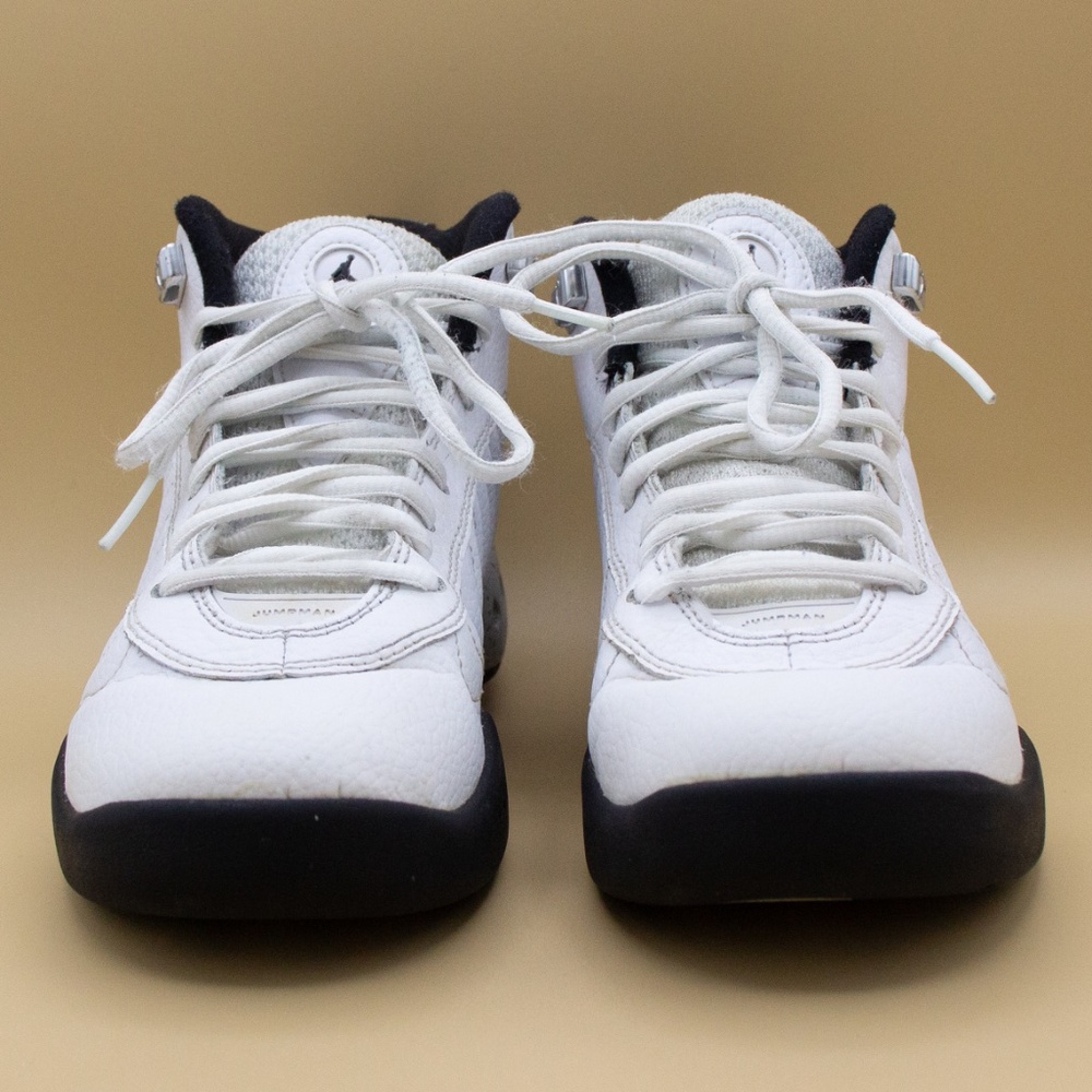 Nike Air Jordan Jumpman Pro 'White' Shoes 907973-103 Youth Size 6.5Y - Picture 2 of 8